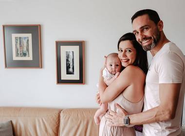 Ensaios de 2 meses da Olivia