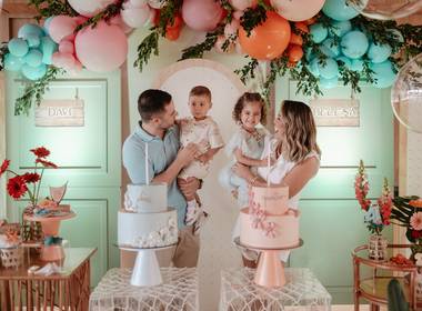Eventos de Helena 4 anos e Davi 2 anos