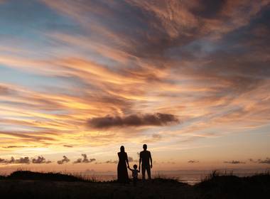 Ensaios de Uma manhã na praia com a família do Henrique