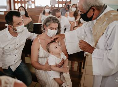 Documental de Família de O dia do Batismo do Davi