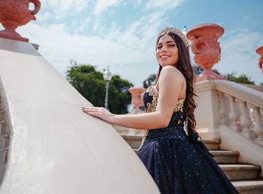 Feminino de Ensaio Debutante Pietra