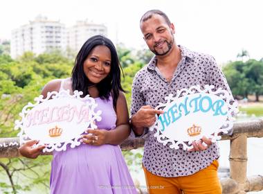 Familia de Chá de Revelação - Helena ou Heytor?