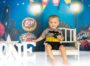 Ensaio Infantil Temático de Super-herói