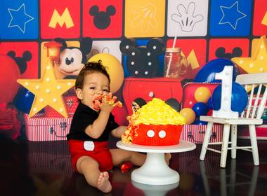 Ensaio Infantil Temático de Mickey Mouse