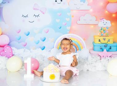 Ensaio Infantil Temático de Chuva de Amor