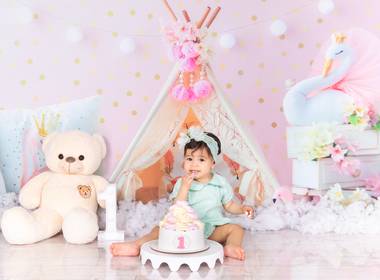 Ensaio Infantil Temático de Quartinho de menina