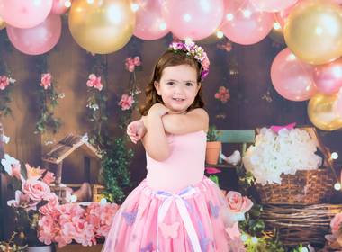 Ensaio Infantil Temático de Primavera