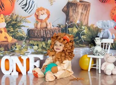 Ensaio Infantil Temático de Safari