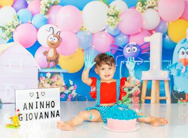 Ensaio Infantil Temático de Galinha Pintadinha