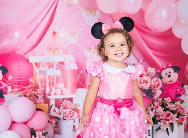 Ensaio Infantil Temático de Minnie Rosa