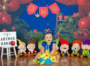 Ensaio Infantil Temático de Branca de Neve