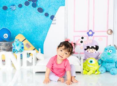 Ensaio Infantil Temático de Monstros S.A.