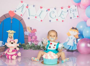 Ensaio Infantil Temático de Alice No País das Maravilhas