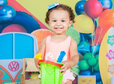 Ensaio Infantil Temático de Verão