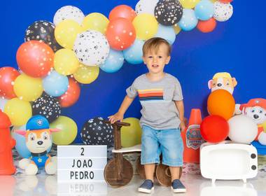 Ensaio Infantil Temático de Patrulha Canina