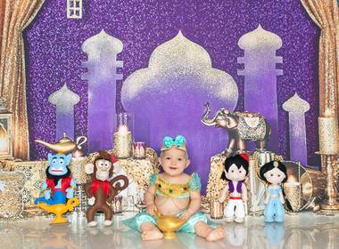 Ensaio Infantil Temático de Aladdin