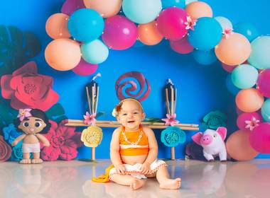 Ensaio Infantil Temático de Moana