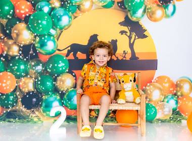 Ensaio Infantil Temático de O Rei Leão