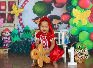 Ensaio Infantil Temático de Chapeuzinho Vermelho