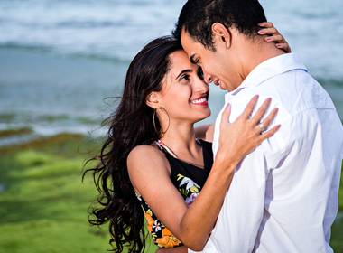 Ensaio Pré-Casamento de Ensaio Arembepe - BA Katrine e Yuri