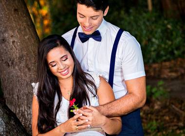 Ensaio Pré-Casamento de Ensaio Fotográfico em Guarajuba - BA Lilian & Rafael