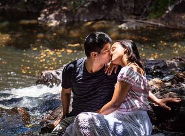 Ensaio de Bodas de Ensaio de Bodas de Casamento na Linha Verde e na Cachoeira dos Índios - Bahia  de Rebeca e César