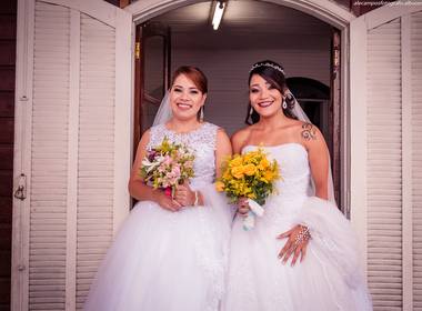 Casamentos de Jaque e Rubens e Leandro e Gi