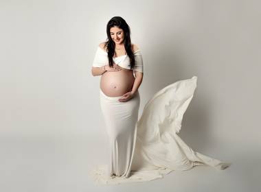 Deusa-mãe - Gestante estúdio de Eduarda & Luiz | A linda espera do Caetano e do Lucas