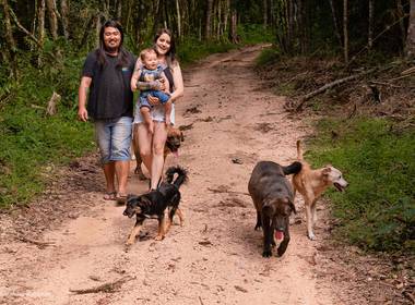 Ensaio Família de Luah, Hiroshi e Cícero
