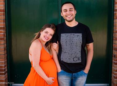 Gestante de Anne e Leandro a espera do Theodoro!