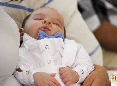 Batizado de Isaac de Almeida Rios