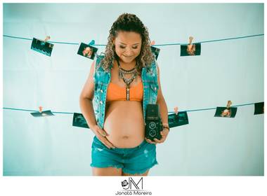 Gestante de Ensaio Gestante de Fabiana - STÚDIO