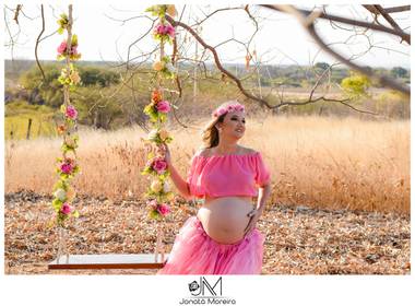 Gestante de Ensaio Gestante de Rafaela