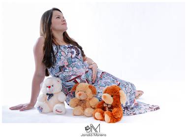 Gestante de Ensaio Gestante de Vanessa - Stúdio