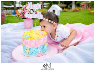 Infantil de Ensaio Smash 1 Ano de Maria Izabela