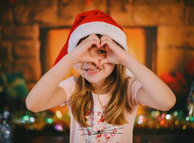 Ensaio Infantil de Sessão de Natal - Julia 6 aninhos