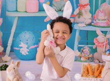 Ensaio Infantil de Ensaio de Páscoa do Benjamin