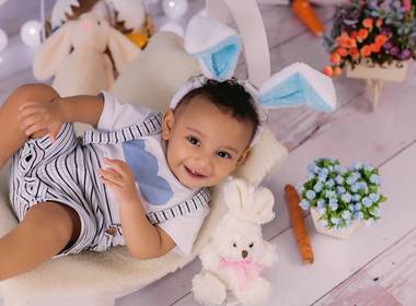 Ensaio Infantil de Ensaio de Páscoa do Henry