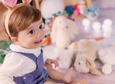 Ensaio Infantil de Ensaio de Páscoa do Felipe