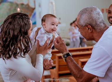 FAMÍLIA de Batizado Bento