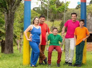 Ensaios de Grasy e Maicon Família