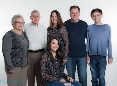 Ensaios de Fernanda Correa em Família