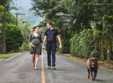 Ensaios Gestante de À espera de Benjamin