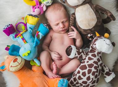 Ensaios newborn de Samuel