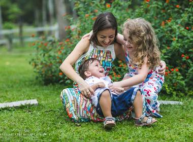 Ensaio Família de Michele, Cauã e Camila