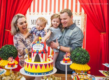 Aniversários Infantis de Milena - 3 anos e Henrique - 1 ano