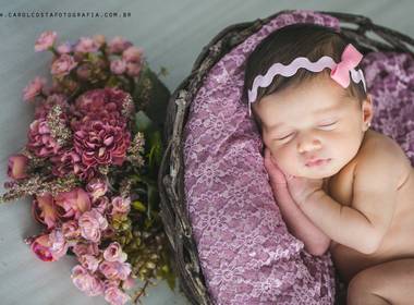 Ensaios newborn de Olivia - 15 dias