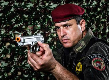 Esportes de Retratos de Operadores de Airsoft