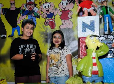 FESTA INFANTIL de Arthur 10 anos e Marina 8 anos
