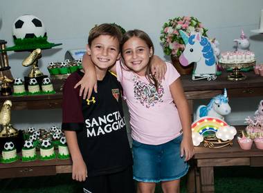 FESTA INFANTIL de Beatriz e Miguel 8 anos